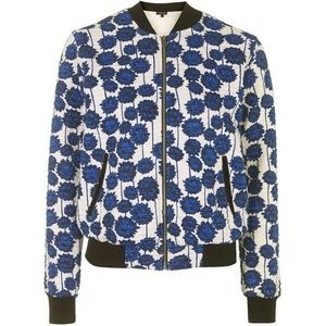Top Shop Floral Bomber Jacket